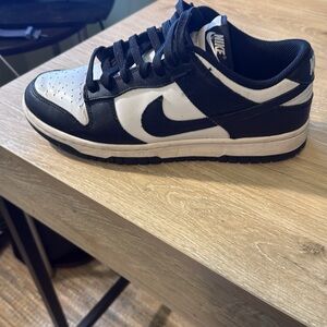 Nike Black and White Dunk Sneakers